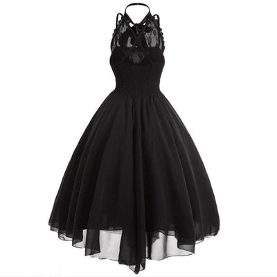Vintage Plus Size Steampunk Ruha Fekete