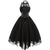 Vintage Plus Size Steampunk Ruha Fekete