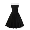 Vintage Hepburn Ruha Fekete