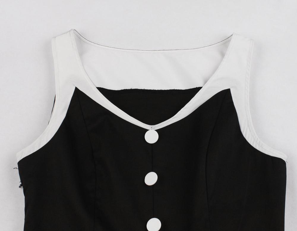 Vintage Hepburn Ruha Fekete