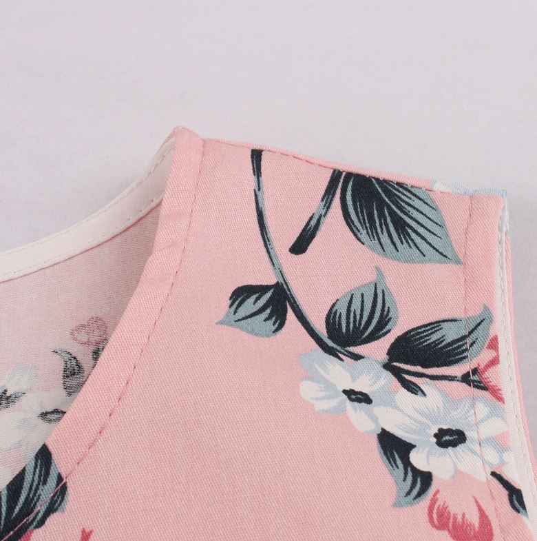 Vintage Hepburn Rózsaszín Ruha