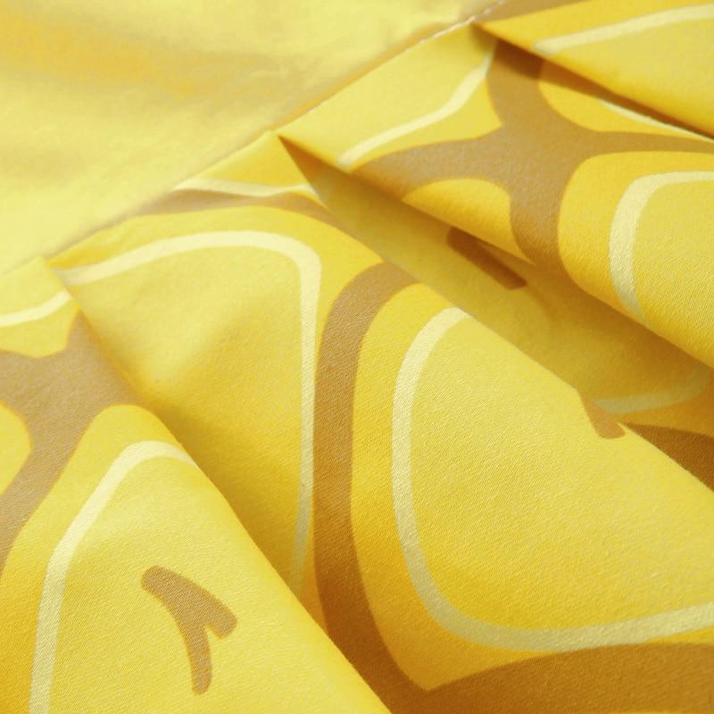 Vintage Sárga Rakott Ruha