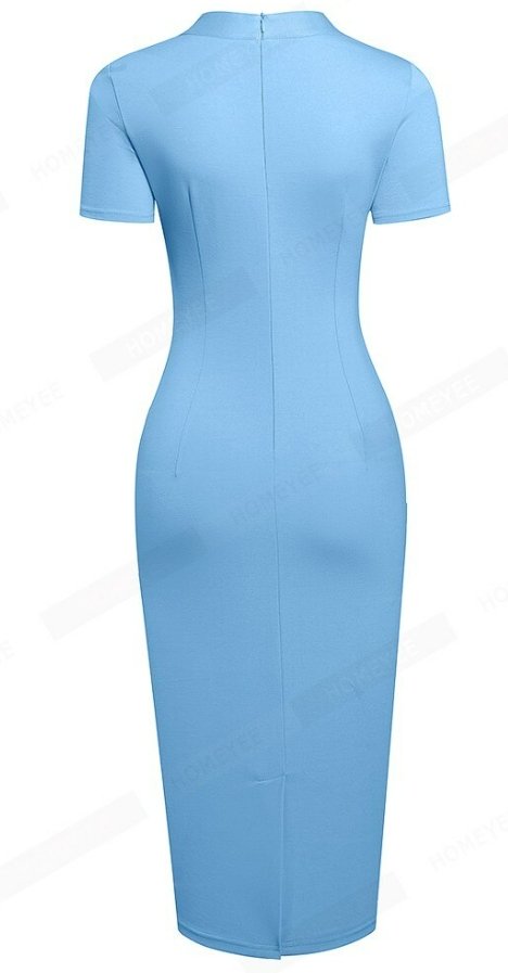 Vintage Kék Nappali Ruha