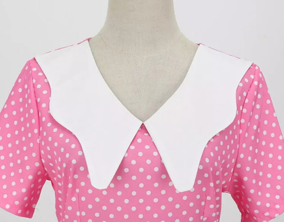 Vintage Rózsaszín Esküvői Ruha