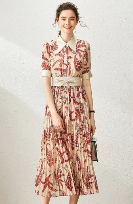 Rózsaszín Modern Vintage Ruha