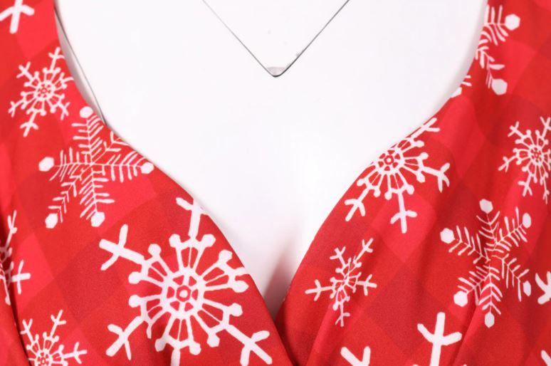 Vintage Karácsonyi Ruha Nagy Méretű Piros