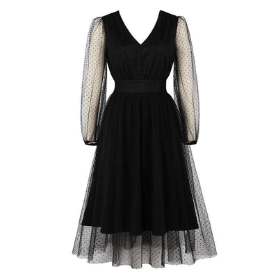 Vintage Black Dots Ruha
