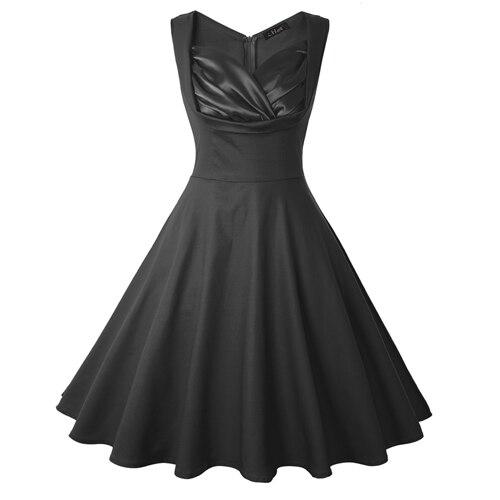 Vintage Fekete Ruha