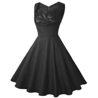 Vintage Fekete Ruha