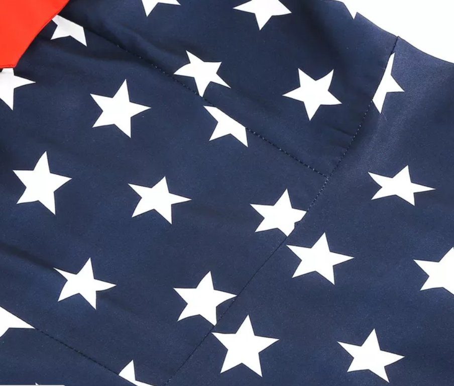 Vintage Pin Up Dress Printed Usa