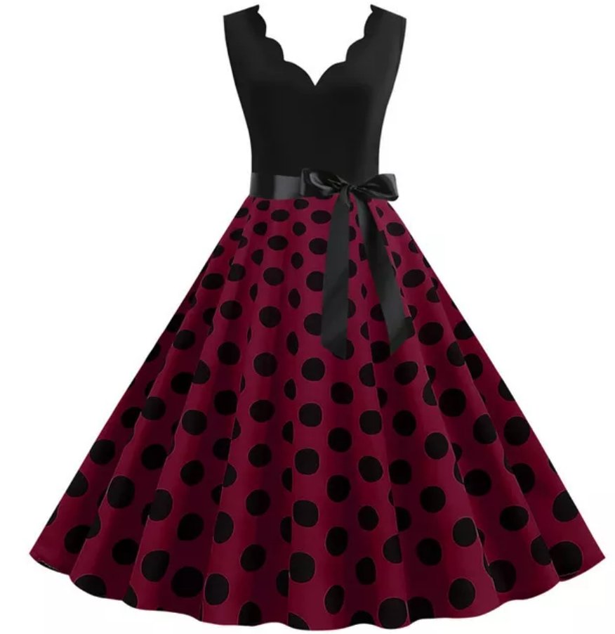 Vintage Lila Pin Up Ruha