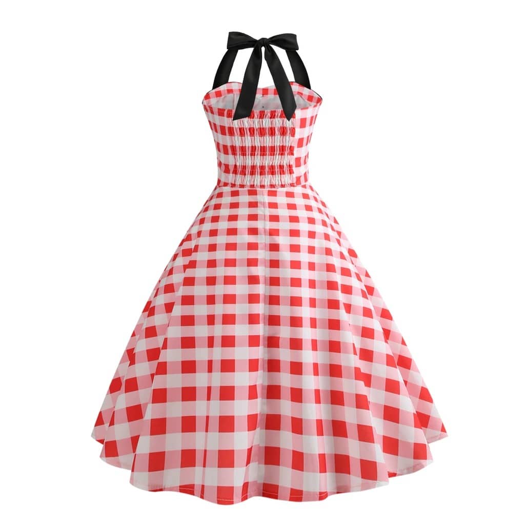 Vintage Ruha - Red Gingham Pin-Up