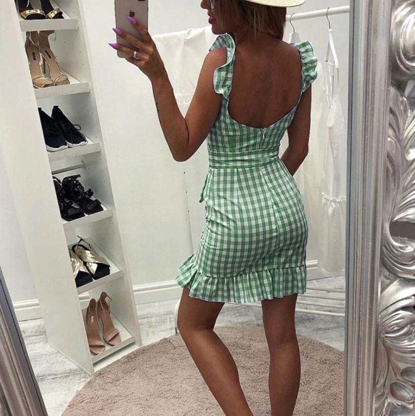 Vintage Zöld Strandruha