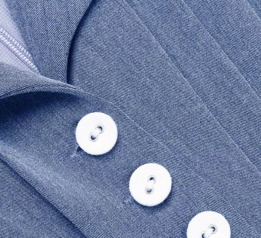 Kék Rakott Vintage Ruha