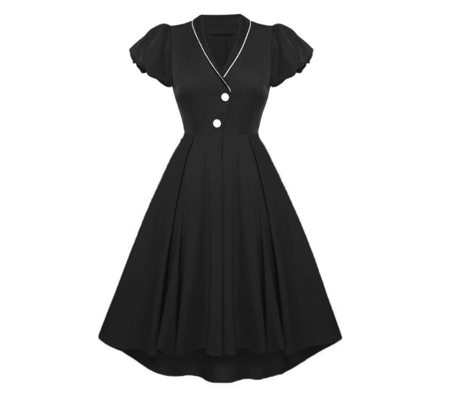 Vintage Preppy Ruha Fekete