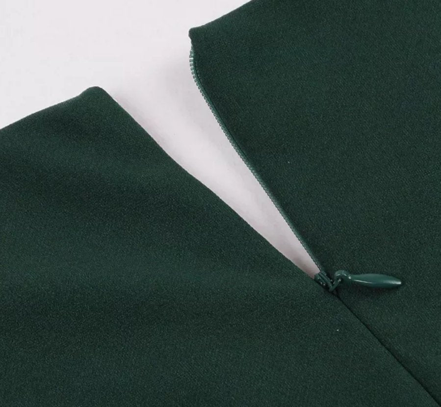 Vintage Zöld Fogadóruha