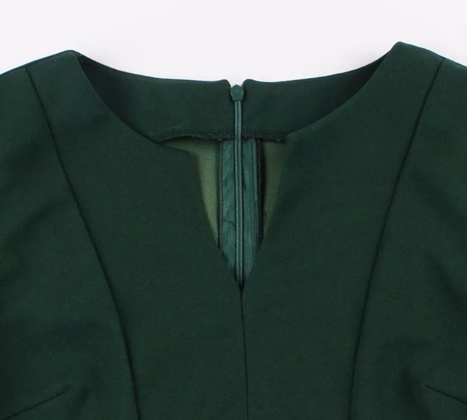 Vintage Zöld Fogadóruha