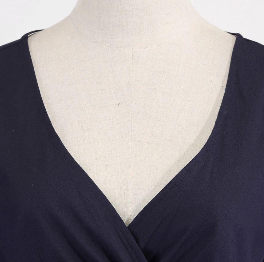 Vintage Rockabilly Ruha 50-Es Évek Navy