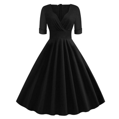 Vintage Rockabilly Ruha 50-Es Évek Fekete