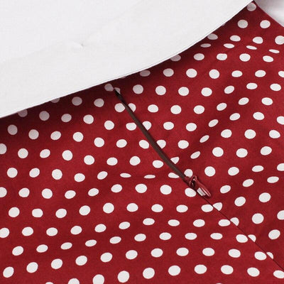 Vintage Rockabilly Pamut Ruha, Bordó