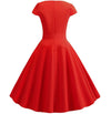 Piros Vintage Romantikus Ruha
