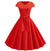 Piros Vintage Romantikus Ruha