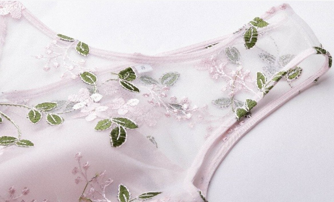 Vintage Rose Hímzett Ruha