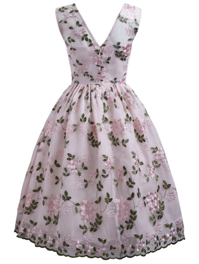 Vintage Rose Hímzett Ruha