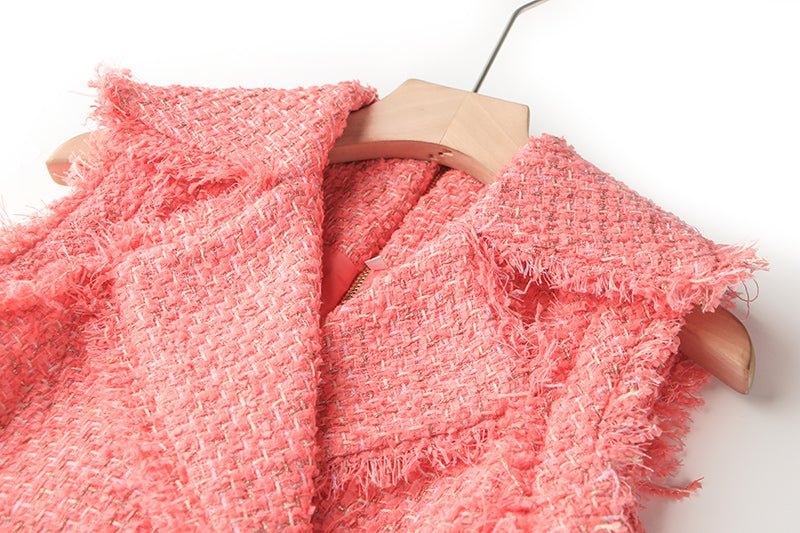 Vintage Púder Rózsaszín Ruha