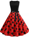 Modern Piros Vintage Ruha