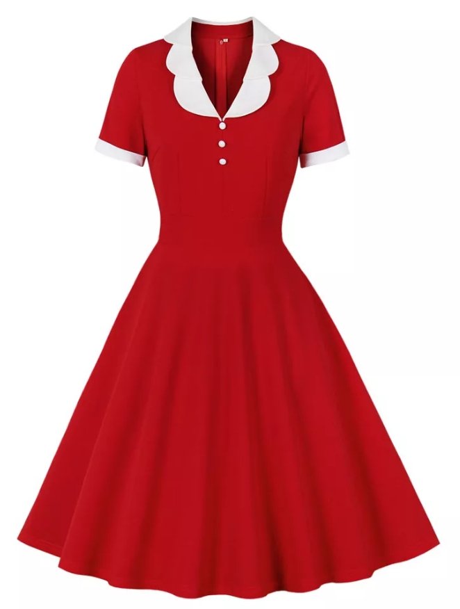 Passion Red Vintage Ruha