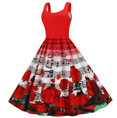 Vintage Valentin-Napi Roses Ruha