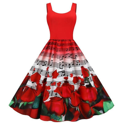 Vintage Valentin-Napi Roses Ruha