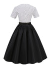 Fekete Vintage Divatos Ruha