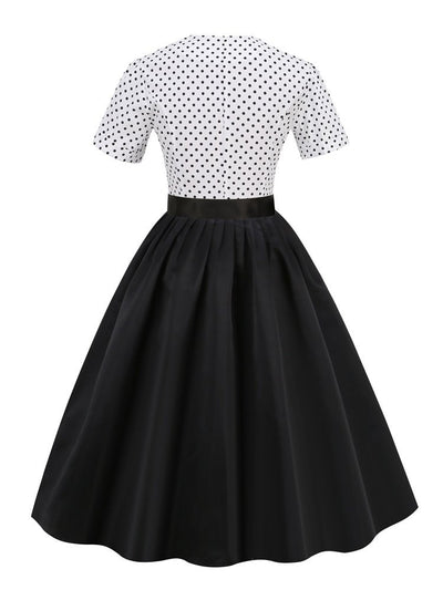 Fekete Vintage Divatos Ruha