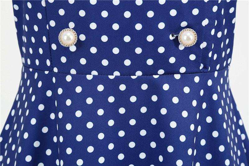 50-Es Évek Elbűvölő Kék Ruha