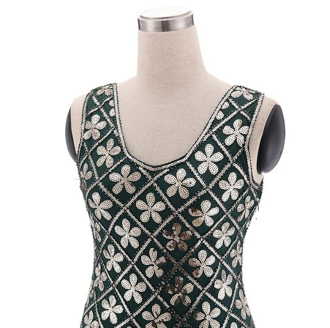 Vintage 20-As Évek Molett Arany Ruha