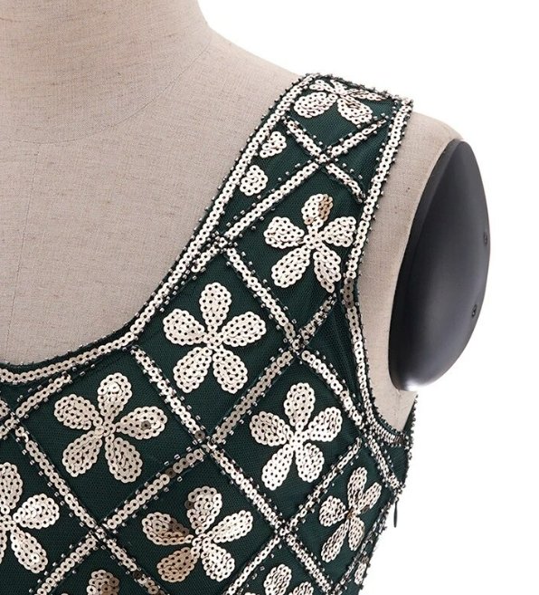 Vintage 20-As Évek Molett Arany Ruha