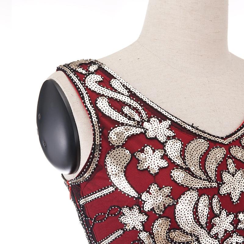 Vintage 20-As Évek Molett Piros Ruha