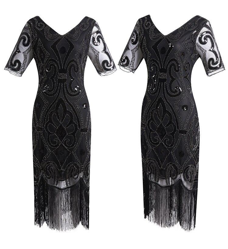 20-As Évek Csipke Flitteres Ruha