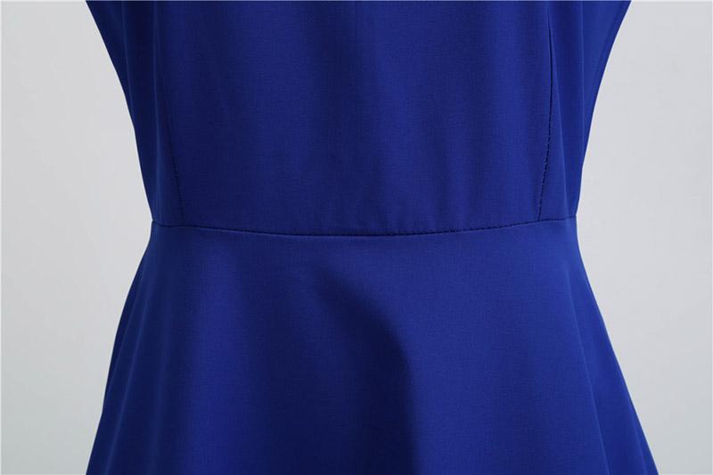 Vintage Kék Csipke Ruha