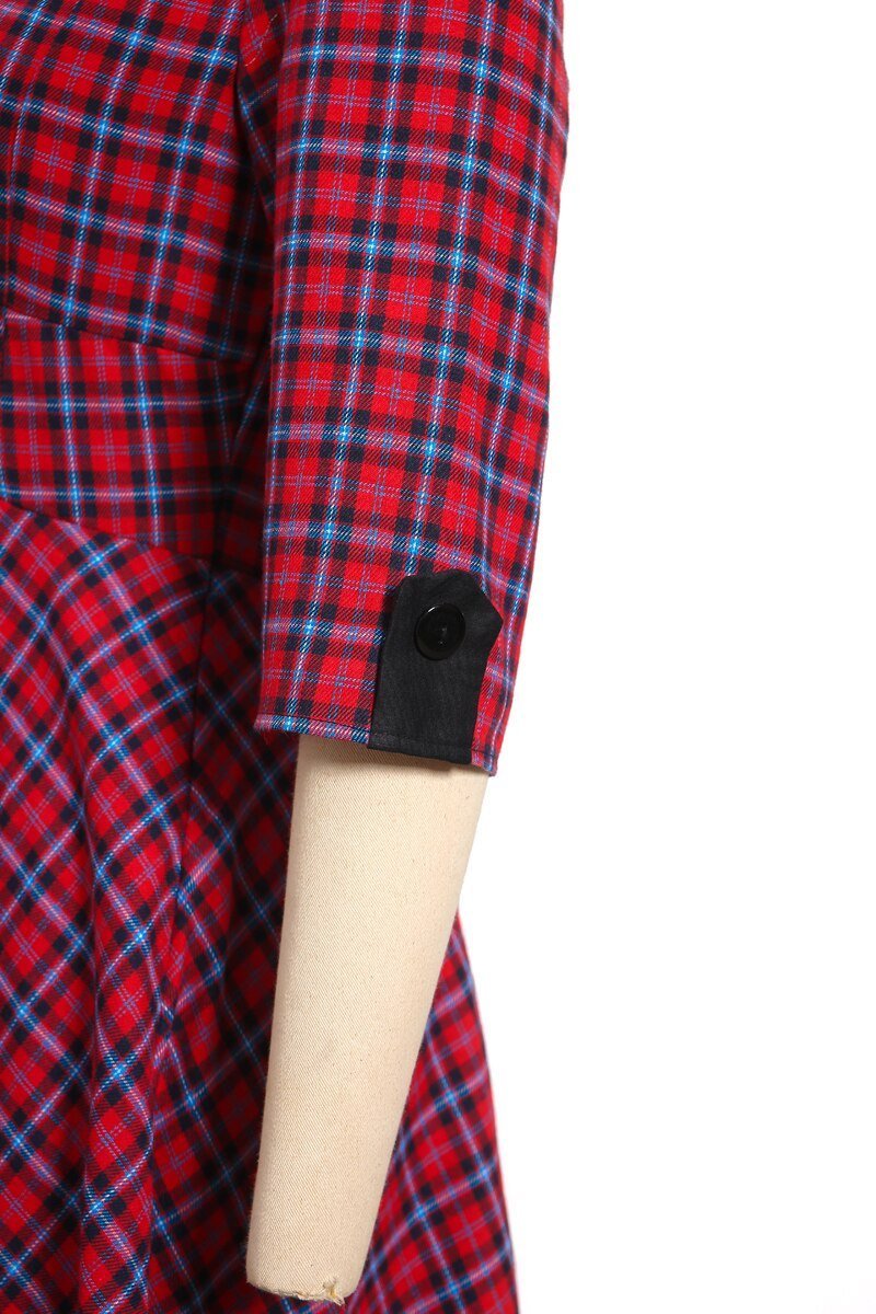 Vintage Piros Téli Ruha