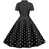 Fekete Vintage Retro Ruha