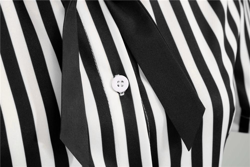 Vintage Retro Fekete-Fehér Ruha