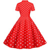 Piros Vintage Retro Ruha