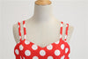 Vintage Rockabilly Ruha Piros Fehér Pöttyös