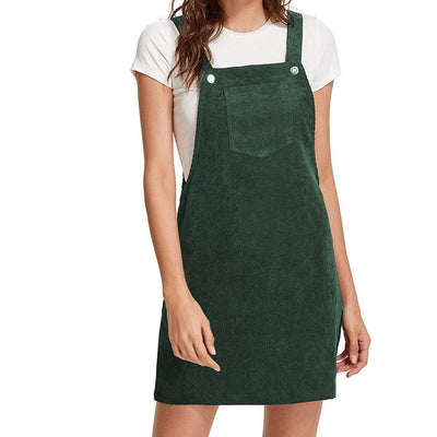 Tini Zöld Vintage Bársonyruha