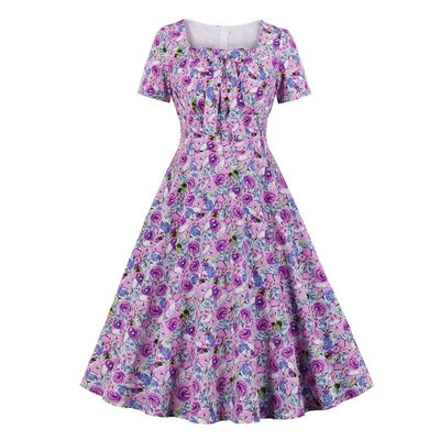 Vintage 50-Es Évek Lila Ruha