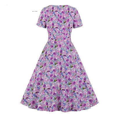 Vintage 50-Es Évek Lila Ruha