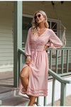 Vintage Hosszú Sifon Ruha